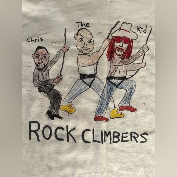 Luxury Brand ( U.P. unfortunate portrait ) Rock Climbers tee shirt - size M  💋💋 - Picture 2 of 4